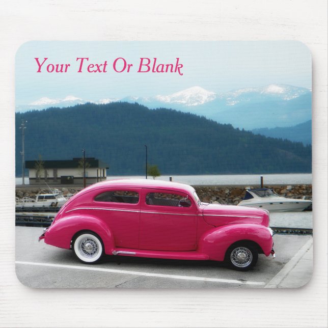 Custom 1940 Famous American Make Sedan Mousepad (Vorne)