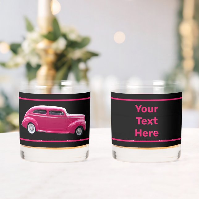 Custom 1940 Famous American Make Sedan Whiskyglas (Insitu (Hochzeit))