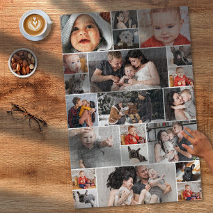 Custom 1.014 Stück 21-Foto Collage Schwierigkeit Puzzle