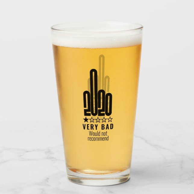 Custom 2020 Middle Finger Review empfiehlt Glas (Vorne (Gefüllt))