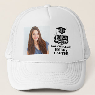Custom 2025 Graduate Foto Attorney Law School Truckerkappe
