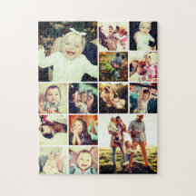 Custom 252-Piece 14-Foto Collage Herausforderung