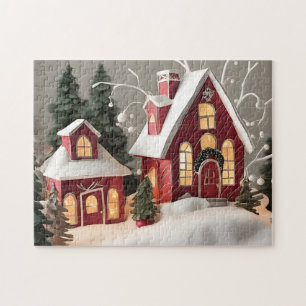 Custom 252 Stück Winter Wonderland Urlaub Spaß Puzzle