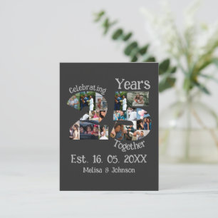 Custom 25. Hochzeitstag Foto Collage