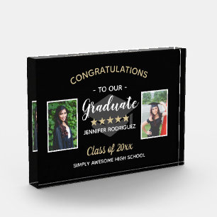 Custom 2 Foto Herzlichen Glückwunsch Graduate Absc