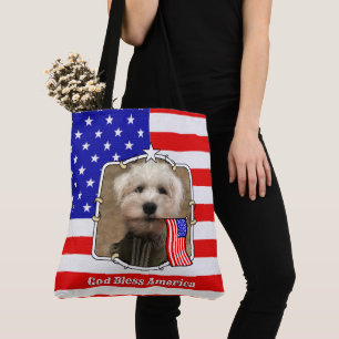 Custom 2 Foto USA American Flag Patriotic Niedlich