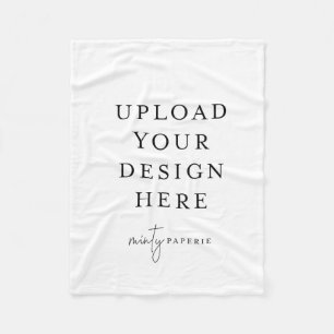 Custom 30" x 40" Fleece Blanket, Small