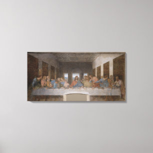 Custom 32x16 Leonardo's Da Vinci Letztes Abendesse Leinwanddruck