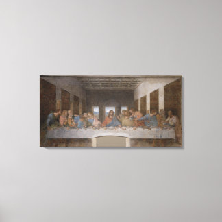 Custom 32x16 Leonardo's Da Vinci Letztes Abendesse Leinwanddruck