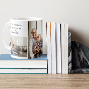 Custom 3 Foto Große Mamas werden für Oma gefördert Kaffeetasse
