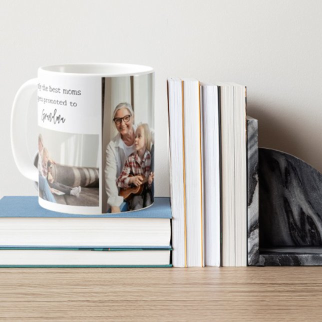 Custom 3 Foto Große Mamas werden für Oma gefördert Kaffeetasse (Von Creator hochgeladen)