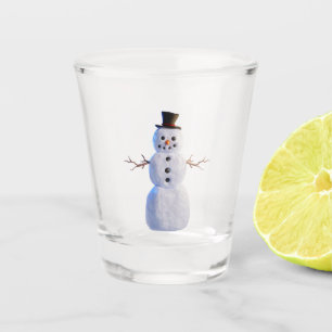 Custom 3D Snowman Shot Glass Schnapsglas