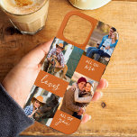 Custom 4 Foto Alle Lieben von mir alle braun Case-Mate iPhone Hülle<br><div class="desc">Personalisiertes Telefongehäuse für iPhone 13 pro max (und viele andere Modelle). Der Fall enthält eine benutzerdefinierte Collage mit 4 Ihrer Lieblings-Fotos und der Formulierung "All of Me Lieben All Of You". Die Fotovorlage ist für Sie bereit, um Ihre Fotos, die als 2 vertikale Porträt und 2 quadratische Instagramm angezeigt werden,...</div>