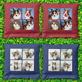 Custom 4 Foto Collage Haustier Katze Familie Bilde