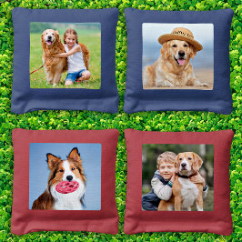 Custom 4 Foto Niedliche Haustiere Kinder Hund