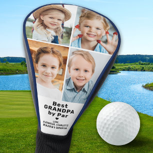 Custom 4 FotoCollage Beste GRANDPA Par Golf Headcover