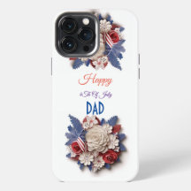Custom 4. Juli: 3D Patriotische Blume
