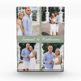 Custom 4 Photo Collage Script Names Photo Block