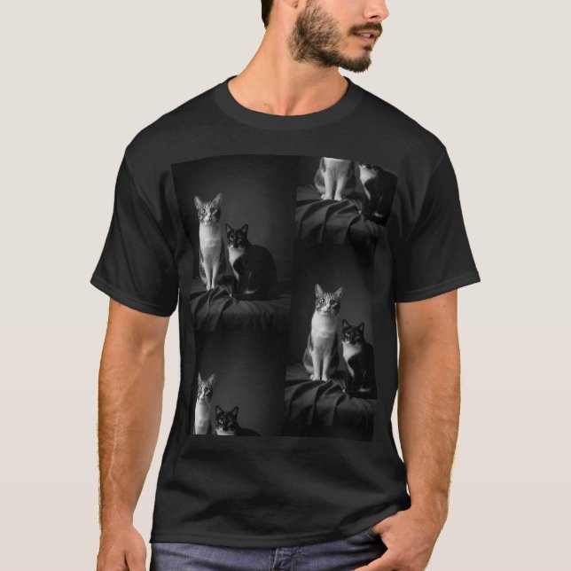 Custom 4K Pet Portrait T-Shirt (Vorderseite)