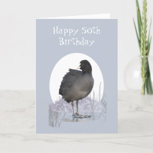 Custom 50. Geburtstag "Old Coot" Funny Bird Spaß Karte