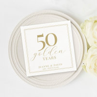 Custom 50. Wedding Anniversary Elegant