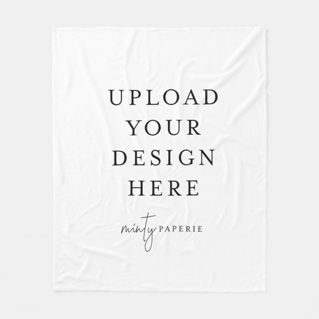 Custom 50" x 60" Fleece Blanket, Medium (Vorderseite)