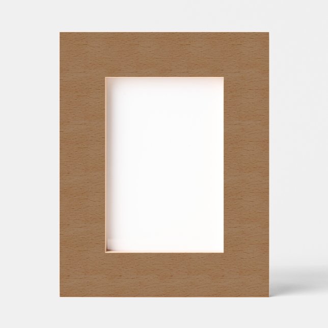 Custom 5" x 7" Portrait, FrameStyle: natürlich Geätzte Rahmen (Vorderseite)