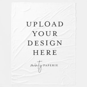 Custom 60" x 80" Fleece Blanket, Large