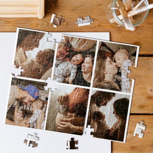 Custom 6 Foto Gallery Collage Personalisiert Puzzle (Von Creator hochgeladen)