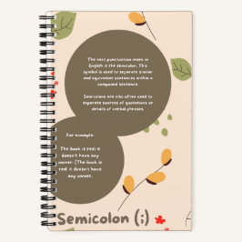 Custom 8.5" x 11" Spiral Notebook Notizbuch