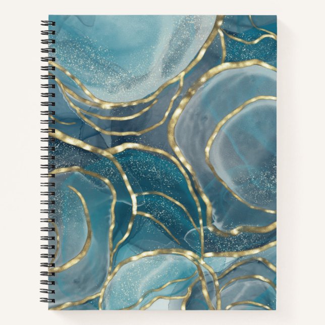 Custom 8.5" x 11" Spiral Notebook Notizbuch (Vorderseite)