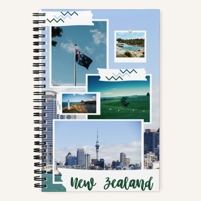 Custom 8.5" x 11" Spiral Notebook Notizbuch (Vorderseite)