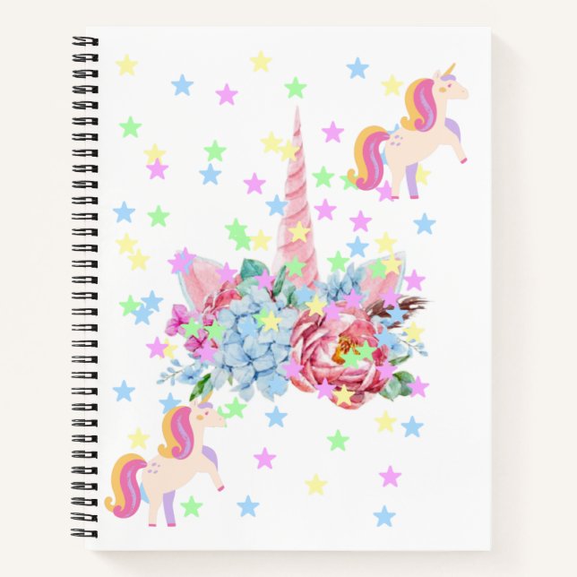 Custom 8.5" x 11" Spiral Notebook Notizbuch (Vorderseite)
