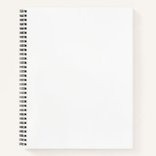 Custom 8.5" x 11" Spiral Notebook Notizbuch