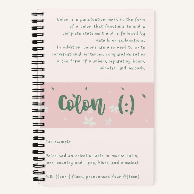 Custom 8.5" x 11" Spiral Notebook Notizbuch (Vorderseite)