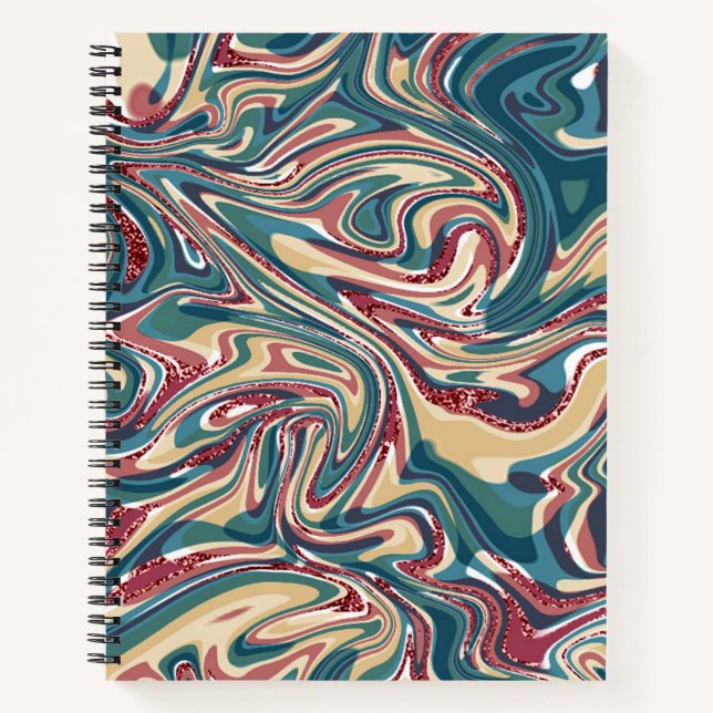 Custom 8.5" x 11", Spiral Notebook, Notizbuch (Vorderseite)