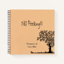 Custom 8.5" x 8.5" Spiralskizze