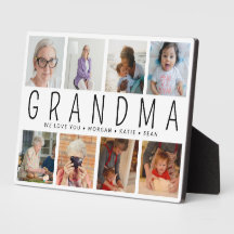 Custom 8 Foto Modern Oma Geschenk