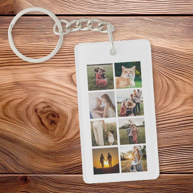Custom 8 FotoCollage Schlüsselanhänger (Von Creator hochgeladen)