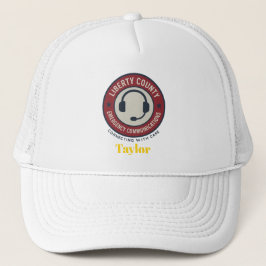Custom 911 Dispatcher Logo Hat Truckerkappe