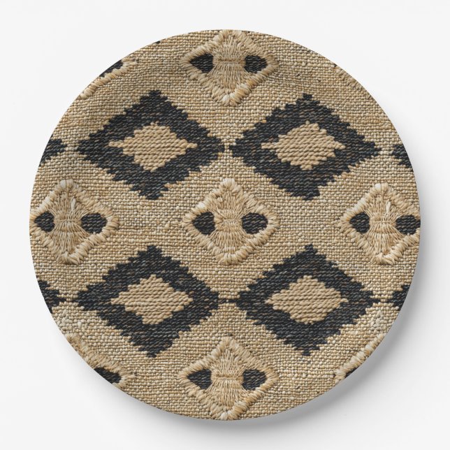 Custom 9" Round Anniversary Party Teller (Vorderseite)