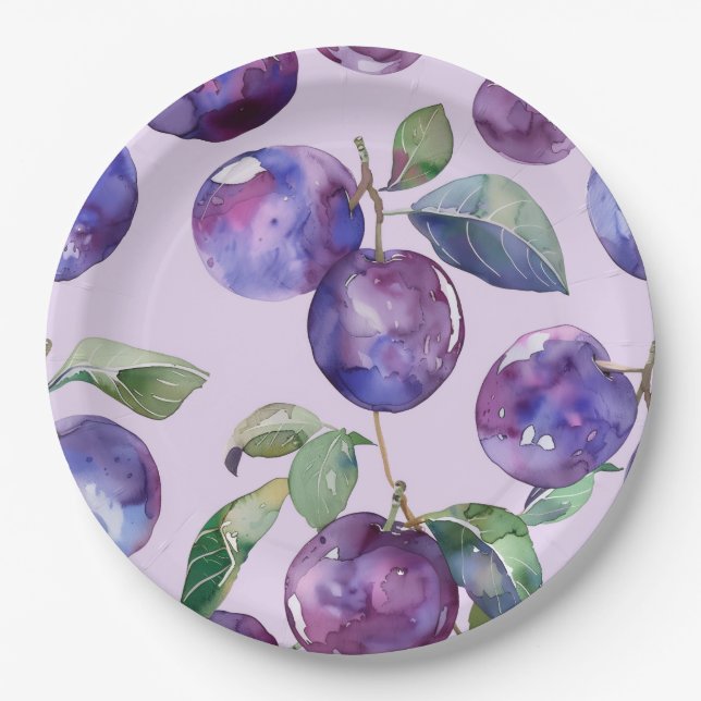 Custom 9" Round-Engagement-Party-Teller Pappteller (Vorderseite)