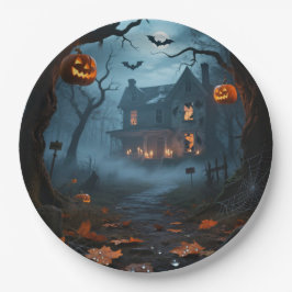 Custom 9" Round Halloween Teller