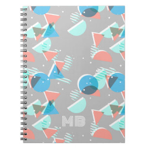 Custom Abstrakt Bauhaus Circles Pop Art Patches Notizblock