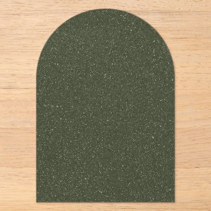 Custom Acrylic Invasion - Moss Green Texture Acryleinladungen