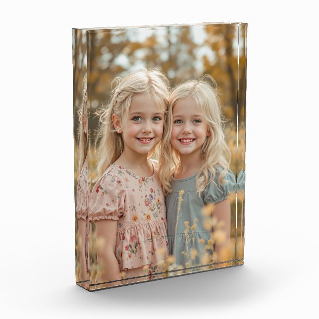 Custom Acrylic Personalised Fotoblock (Links)