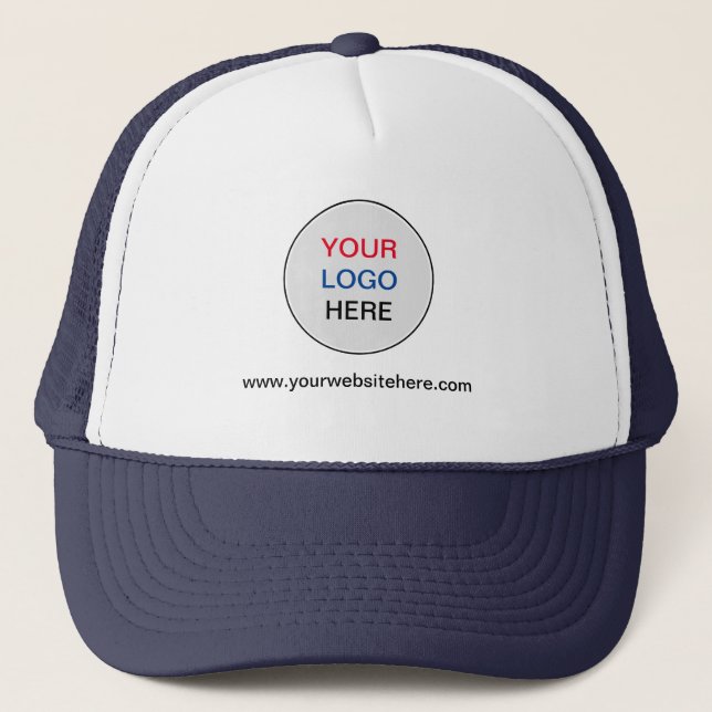 Custom Add Logo Website Trucker Hat Truckerkappe (Vorderseite)
