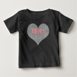 Custom Add Name Sweet Heart Hoodie Baby T-shirt