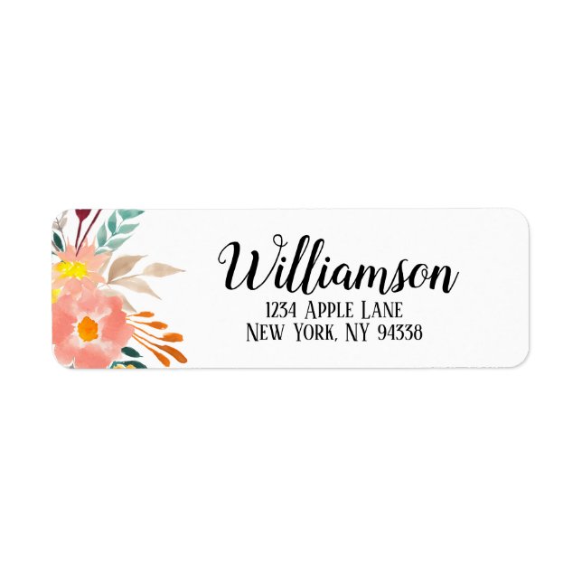 Custom Address Labels Navy Wedding (Vorne)