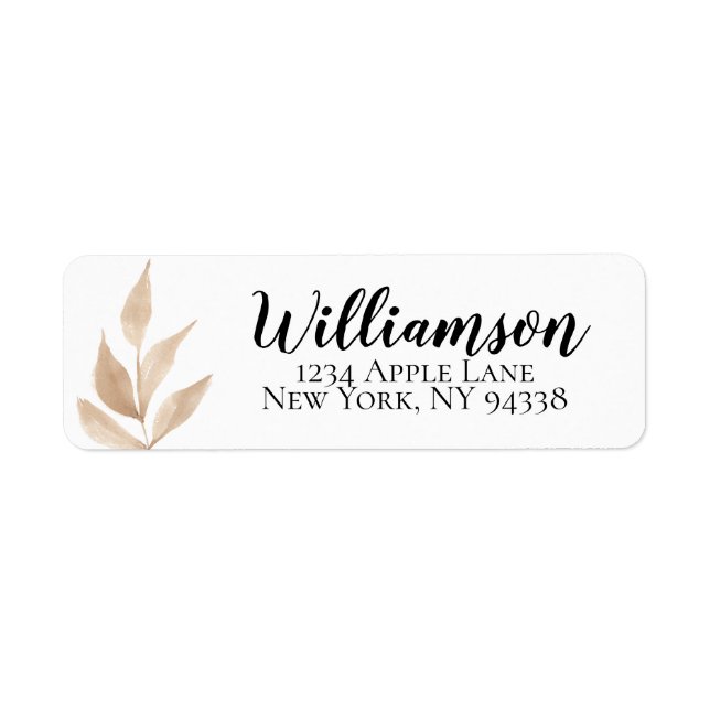 Custom Address Labels Wedding (Vorne)